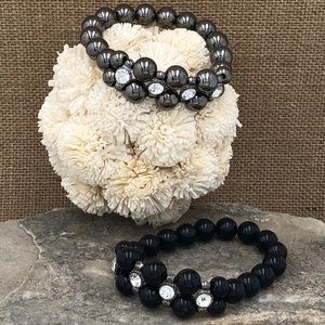 🍀 Simple Beaded Stretch Bracelet